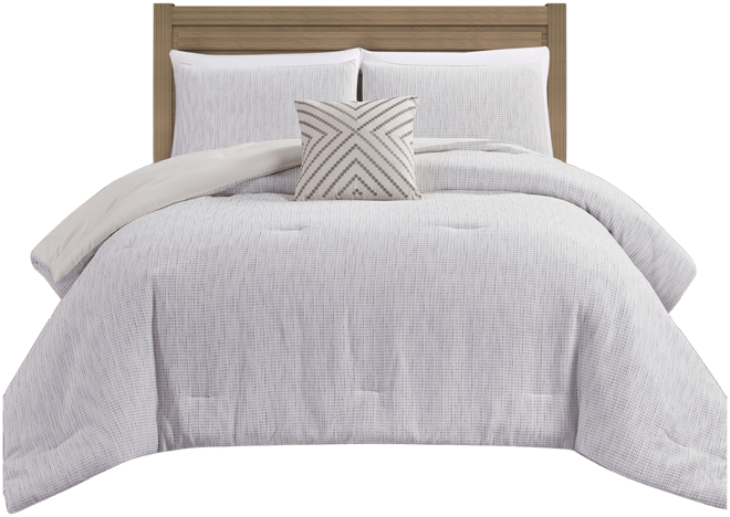 Chenille Waffle 4-Pc. Comforter Set, King