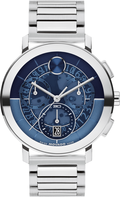 Men's Bold Evolution 2.0 Swiss Quartz Chrono Stainless-Steel Watch, 42mm