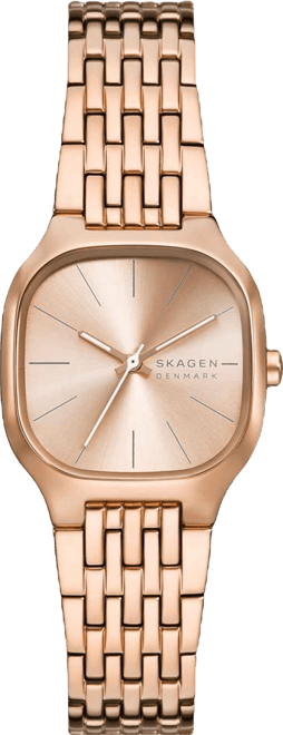 Women's Mellem Lille Quartz Three-Hand Rose Gold Stainless Steel Watch, 28mm