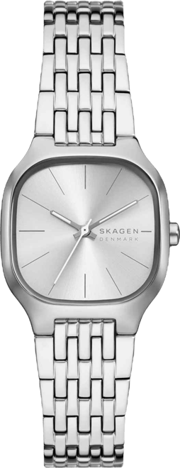 Women's Mellem Lille Quartz Three-Hand Silver Stainless Steel Watch, 28mm