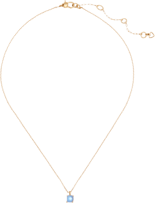 Gold-Tone Cubic Zirconia Pendant Necklace, 16" + 3" extender