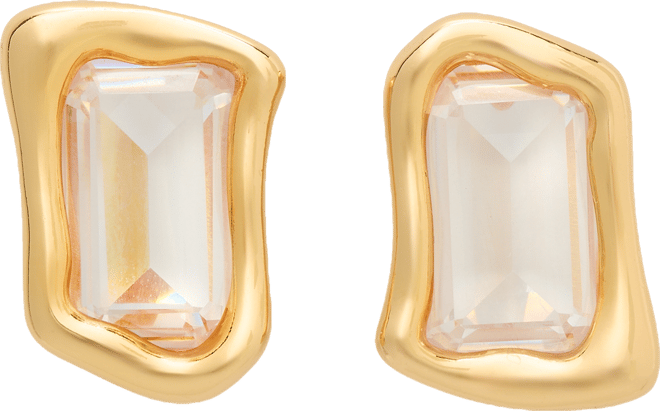 Cubic Zirconia Statement Stud Earrings