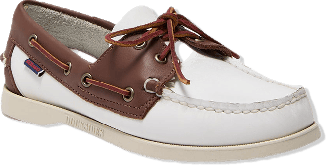White Brown Portland Docksides