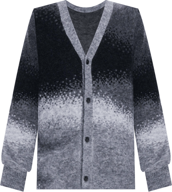 Men's Ombre knit cardigan