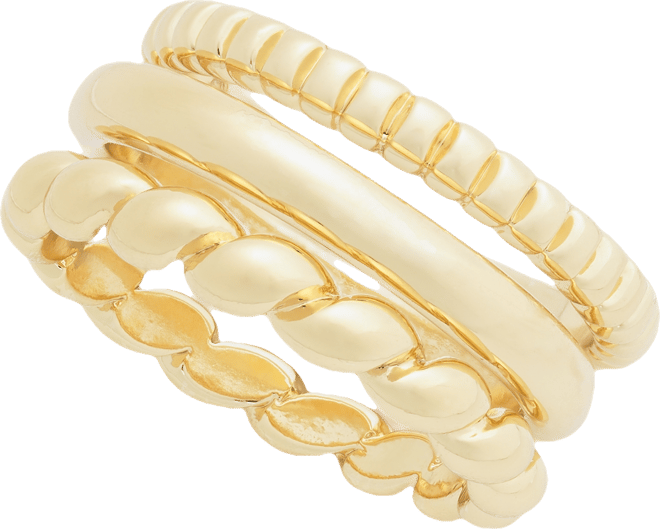 3-Pc. Set Twist Stack Rings, Exclusively at Macy's