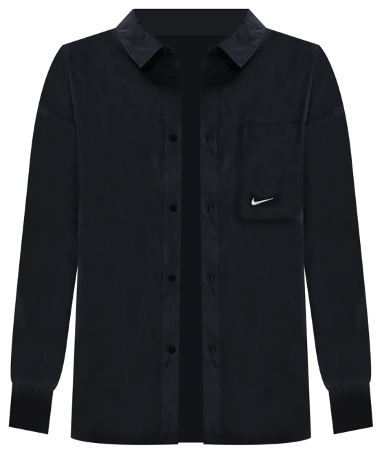 Nike Sportswear Chill Poplin Women's Loose Long-Sleeve Button-Down Top