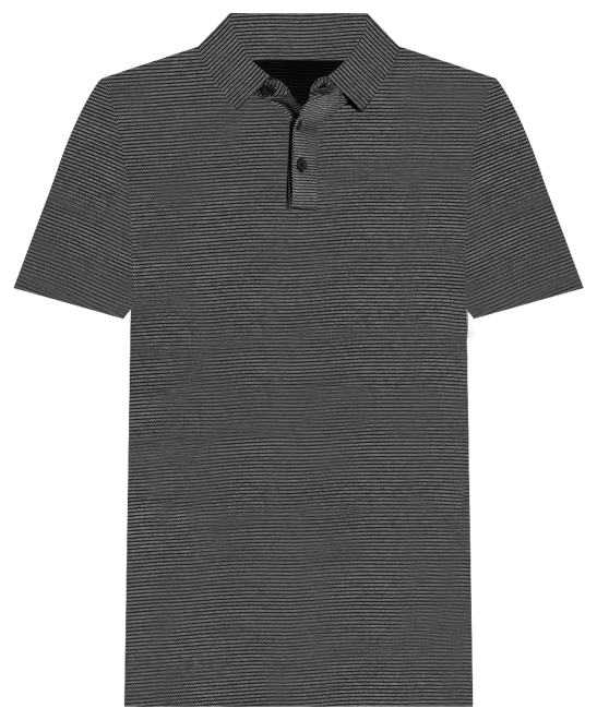 Men's Slim-Fit Two-Toned Textured-Knit Polo Shirt