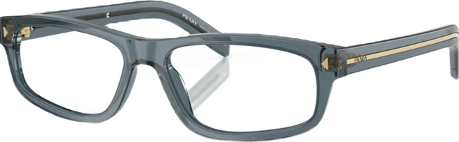 Men's Rectangle Eyeglasses, Pr B02V
