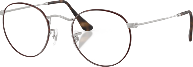 Unisex Round Metal Optics Eyeglasses, RB3447V