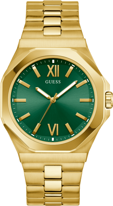 Men's Analog Gold-Tone Stainless Steel Watch, 42mm