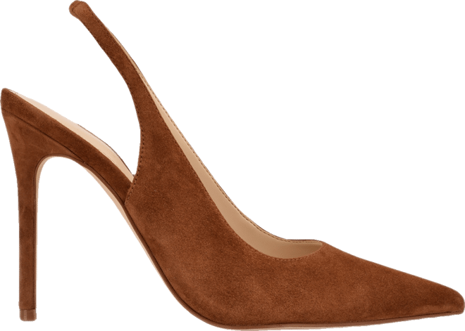 Women's Feather Slingback Stiletto Pumps