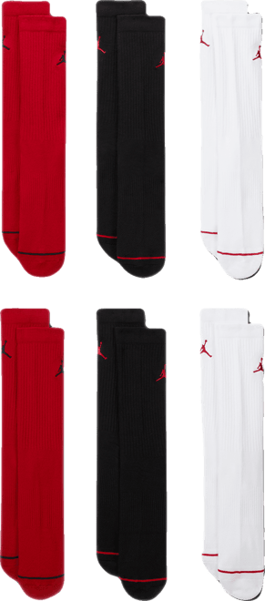 Jordan Everyday Cushioned Crew Socks (6 Pairs)