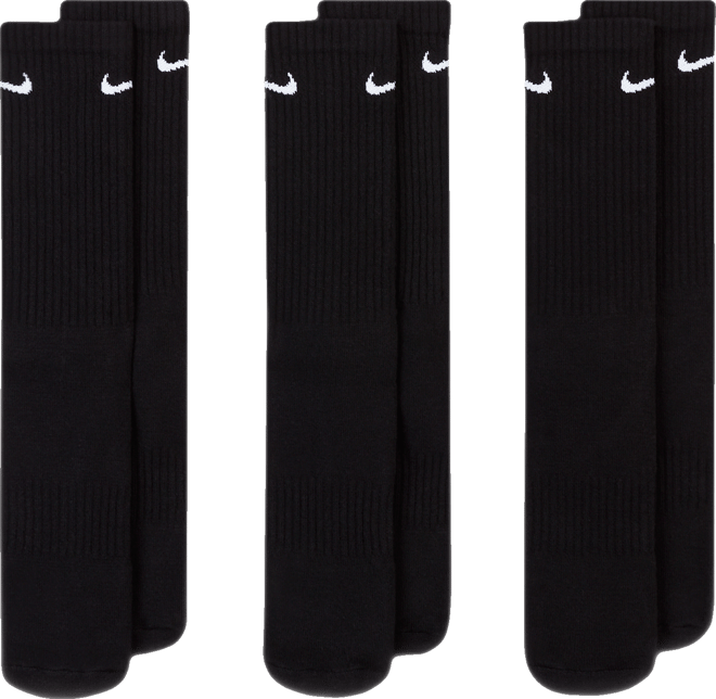 Nike Everyday Cushioned Training Crew Socks (3 Pairs)