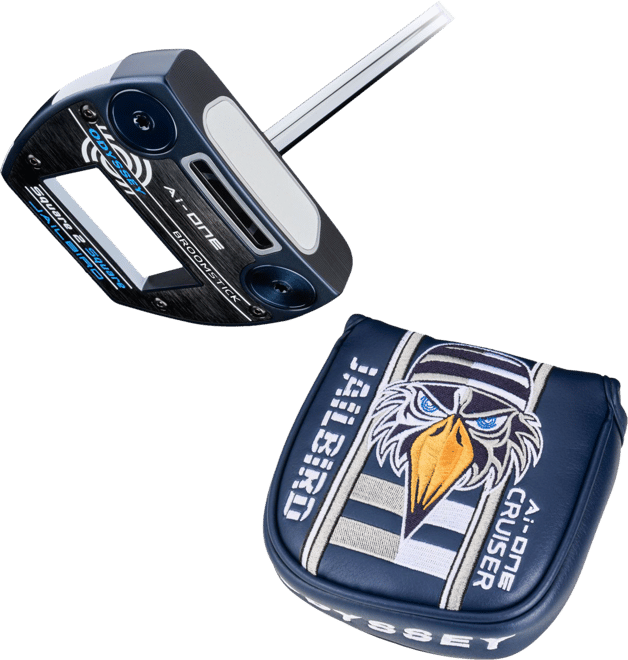 Odyssey Ai-One Square 2 Square Cruiser Jailbird Broomstick Putter