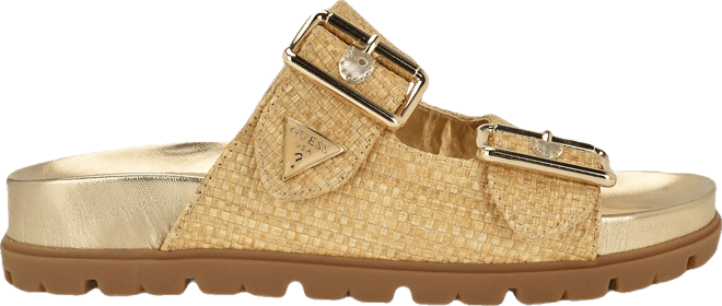 Women's Fasten Double-Buckle Footbed Sandals