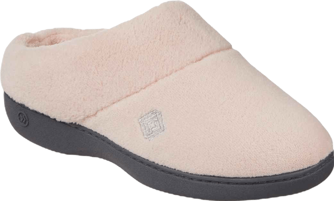 Women's Micro Terry Sport Hoodback Slippers
