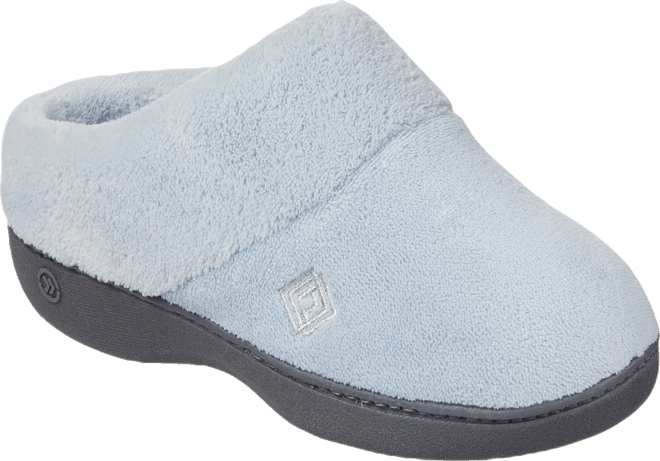 Women's Micro Terry Sport Hoodback Slippers