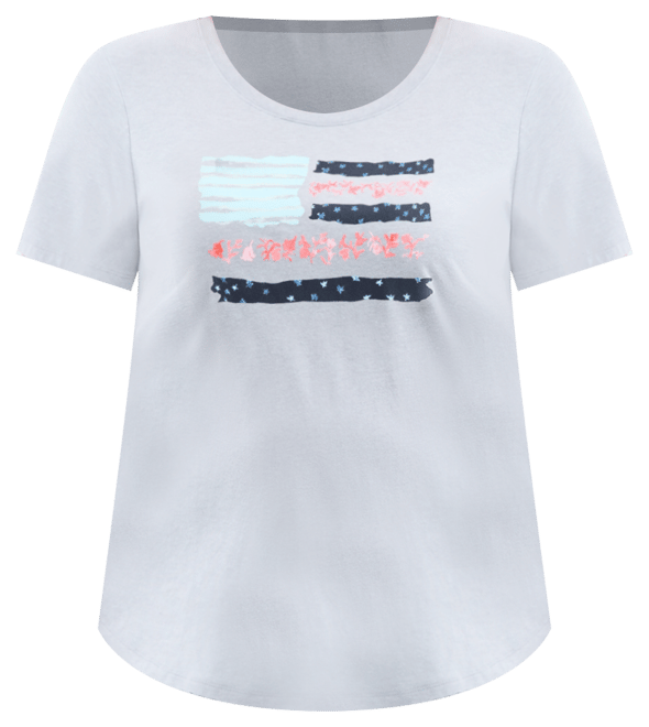 Style & Co Plus Size Printed Graphic T-Shirt, Exclusively at