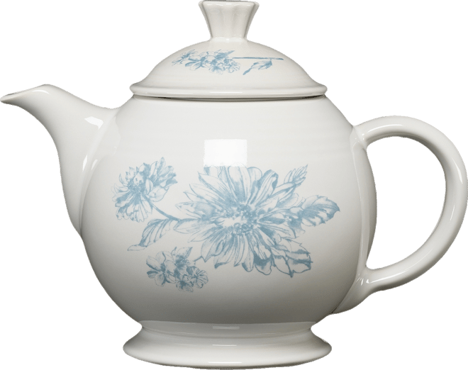 Botanical Floral 44 oz. Covered Teapot