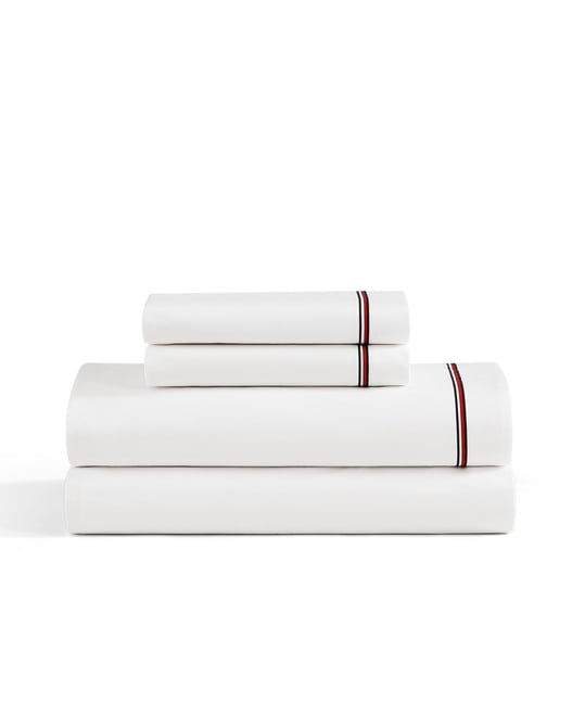 Printed 200-Thread Count Cotton Percale 4-Pc. Sheet Set, King