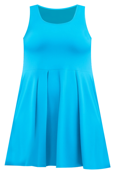 Plus Size Sleeveless Dress with Pockets