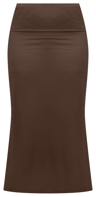 Plus Size Comfortable Fold Over Maxi Skirt