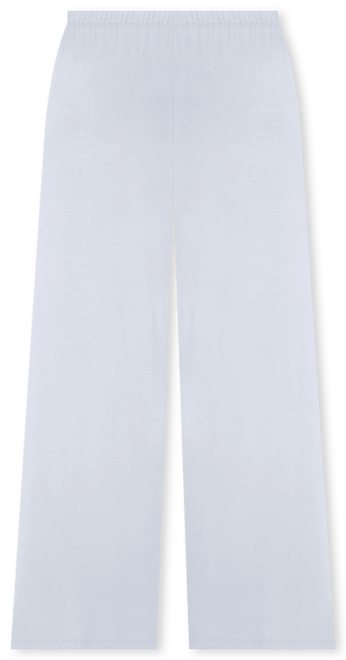 Plus Size Elastic Waist Flared Leg Palazzo Pants