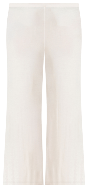 Plus Size Elastic Waist Flared Leg Palazzo Pants