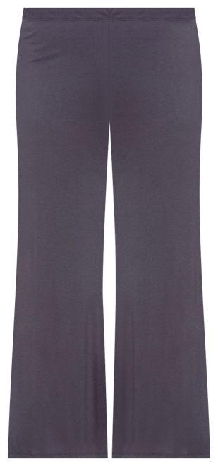 Plus Size Elastic Waist Flared Leg Palazzo Pants