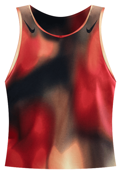 Nike AeroSwift Women's Dri-FIT ADV Cropped Printed Running Tank Top