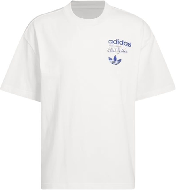 Tシャツ・カットソー adidas Karim Skyhook Tee Cloud White JD5192 adidas Jabbar Skyhook Tee - White | adidas Singapore