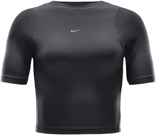 Nike Zenvy Rib Playera de manga corta Dri-FIT para mujer