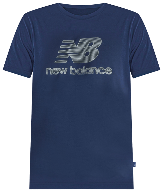 New Balance Män Heathertech Logo T-Shirt
