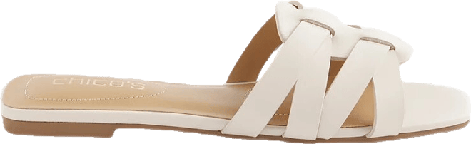 Cassidy Cross-Strap Slide Sandals