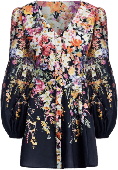 AQUA Floral Print Mini Dress - Exclusive | Bloomingdale's Women