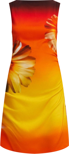Women's Ombre asymmetrical dress