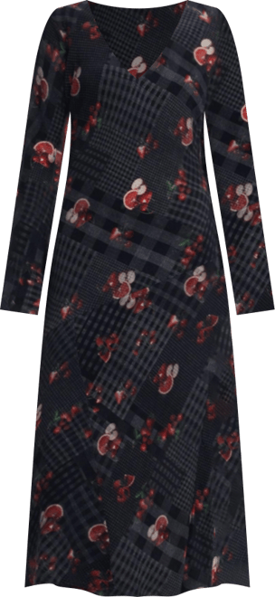 Women's Midi dress with checks