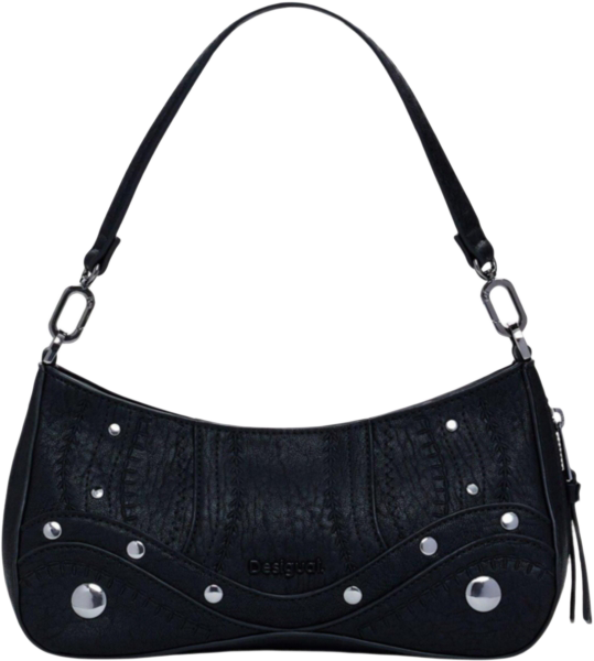 Women's Small embroidered faux leather bag