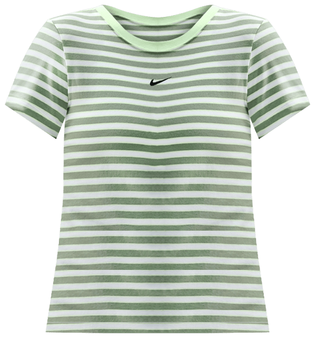 Nike Sportswear Chill Knit Stripete T-skjorte med smal passform til dame