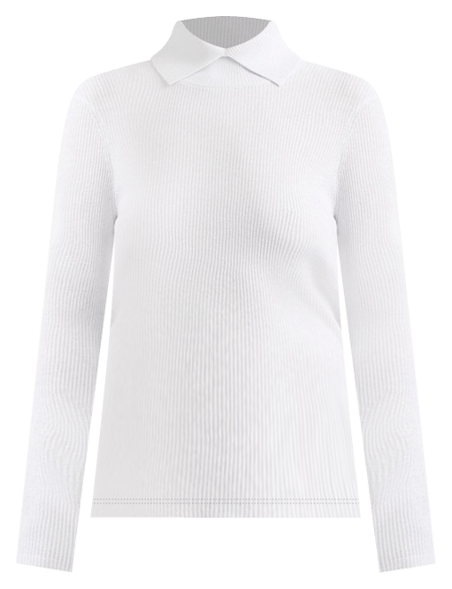 Flora Roll Neck Knit Jumper in Silver Sparkle