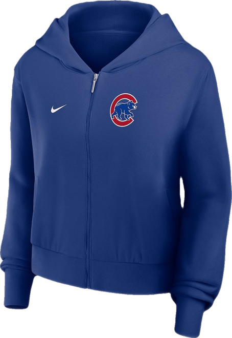 Women's Royal Chicago Cubs Chill Full-Zip Hoodie