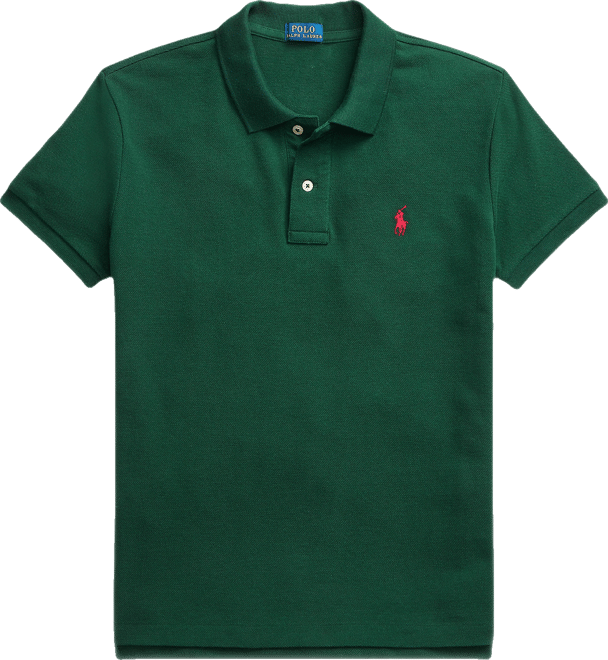 Women's Classic-Fit Mesh Polo Shirt