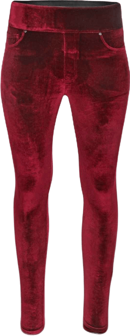 Women's Velvet High-Waist Shaping Leggings