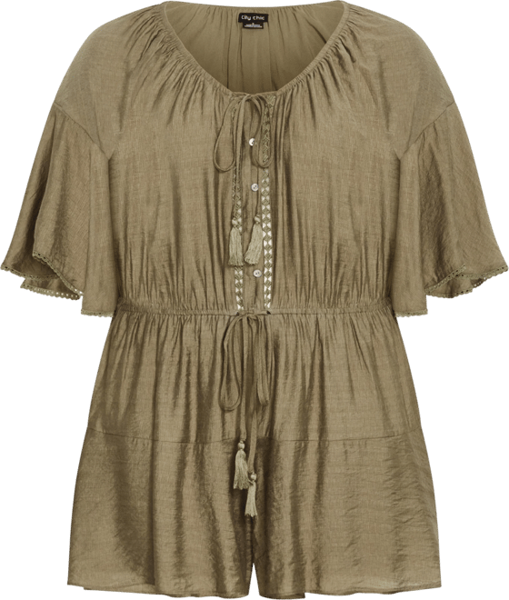 Plus Size Harlow Lace Playsuit