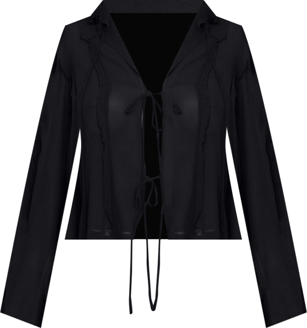 Women's Current Obsession Tie Shirt