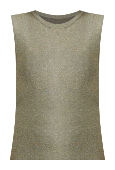 Gail Shimmer Knit Tank in Elm Sparkle