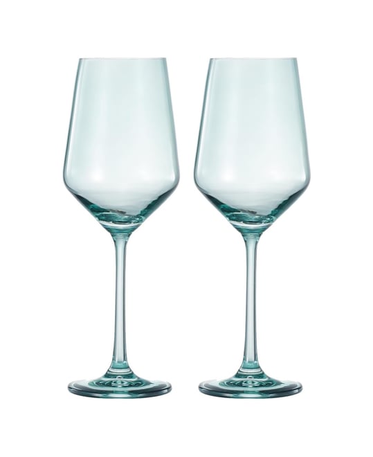Contemporary Wine Glasses, Set of 2