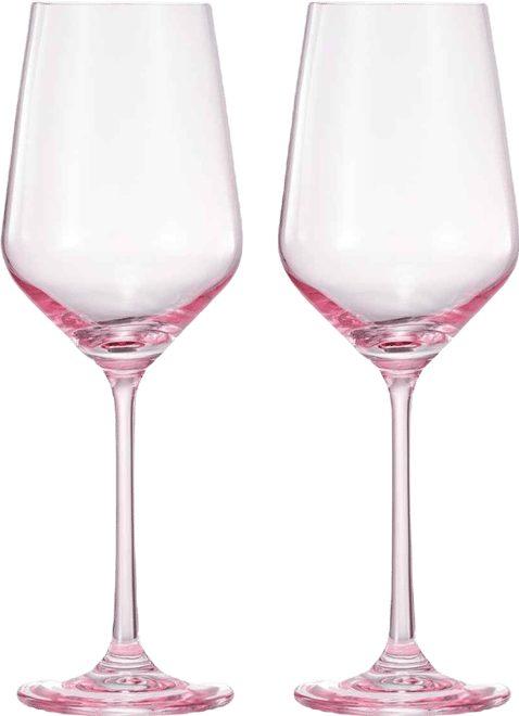 Contemporary Wine Glasses, Set of 2