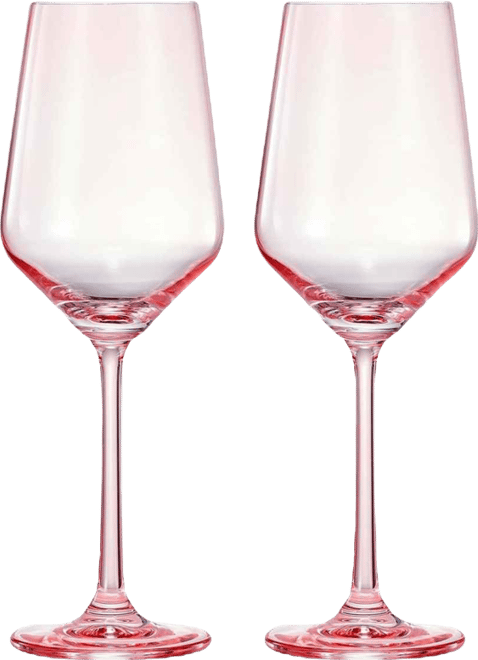 Contemporary Wine Glasses, Set of 2