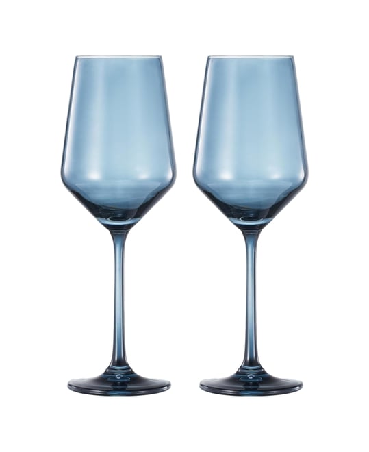 Contemporary Wine Glasses, Set of 2